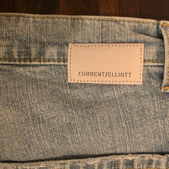 Current/Elliott The Painter Jeans 27 Salt Water Wide Leg Carpenter CE1021 NWT - Picture 11 of 11